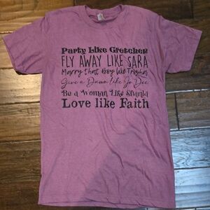 Women's Graphic T-Shirt - Pink